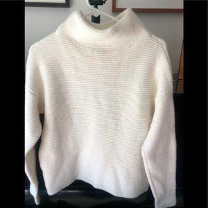 Off white semi cow neck sweater
